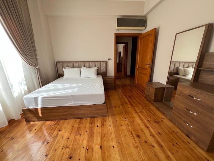 A bedroom in Unit 4