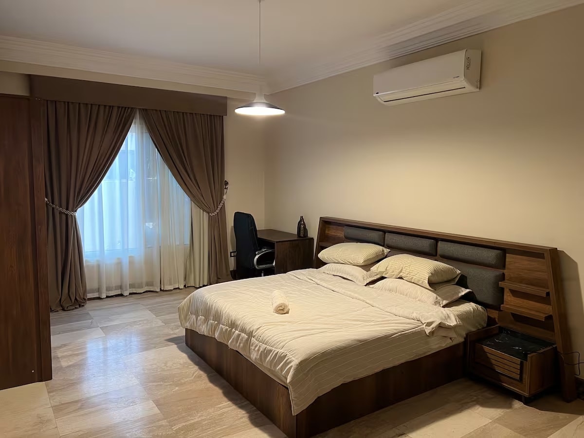 The main bedroom of Unit 7