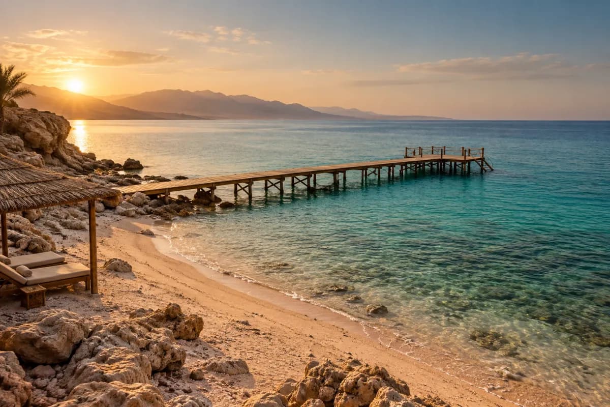 A Red Sea beach